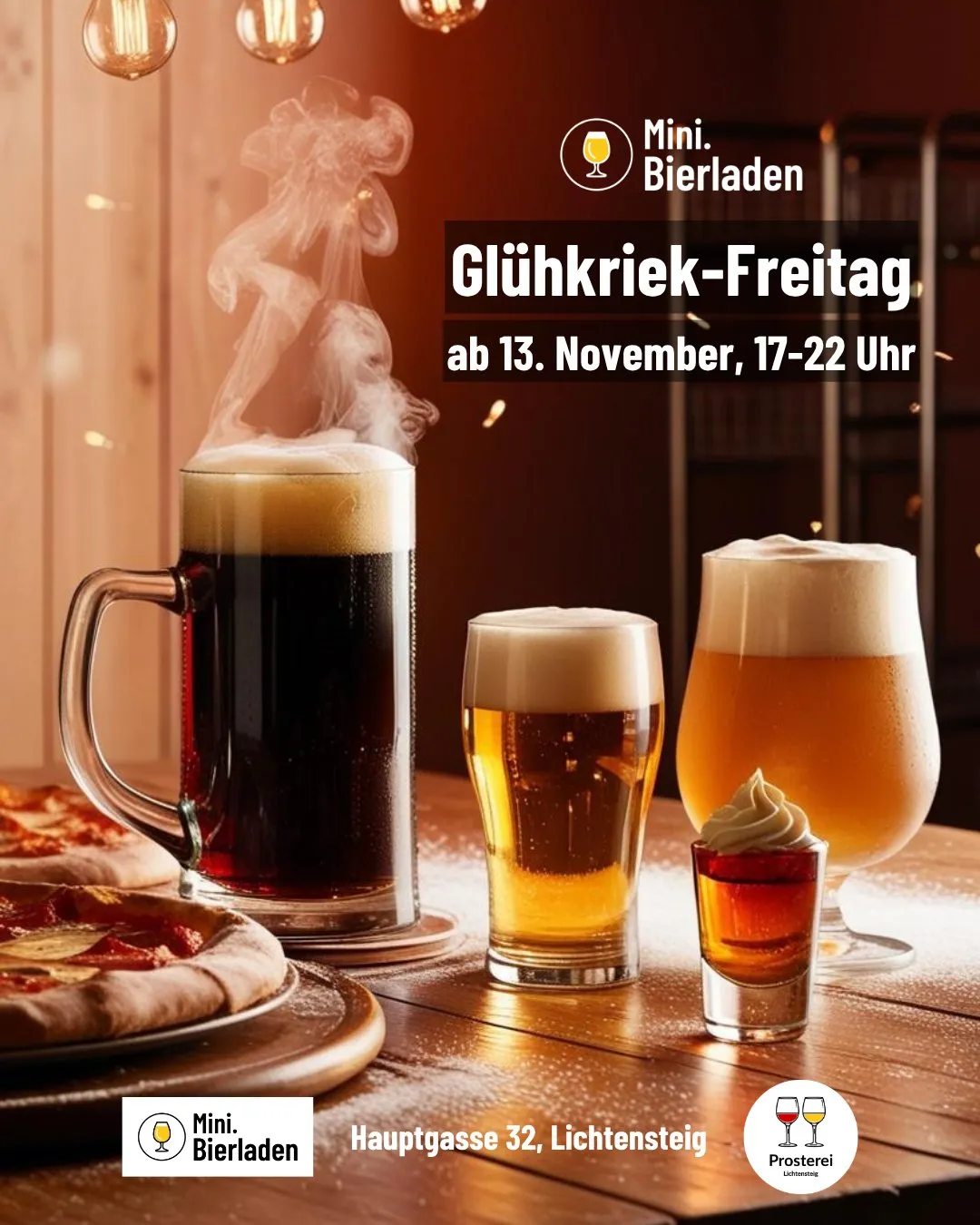 Flyer Glühkriek-Freitag, Fr, 13. November bis 18. Dezember, 17–22 Uhr