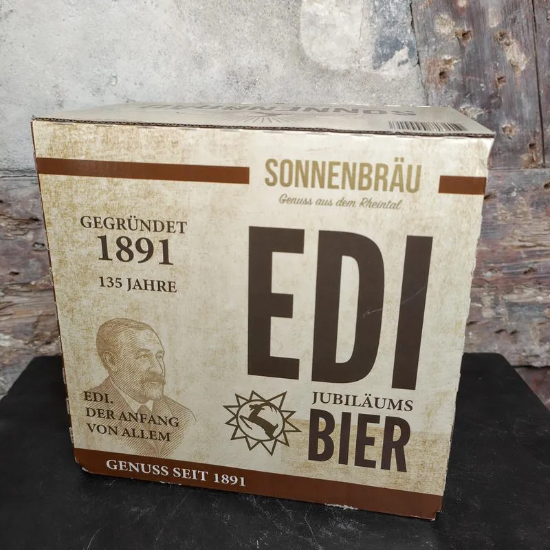 Sonnenbräu Edi, Amber untergärig, Schweiz