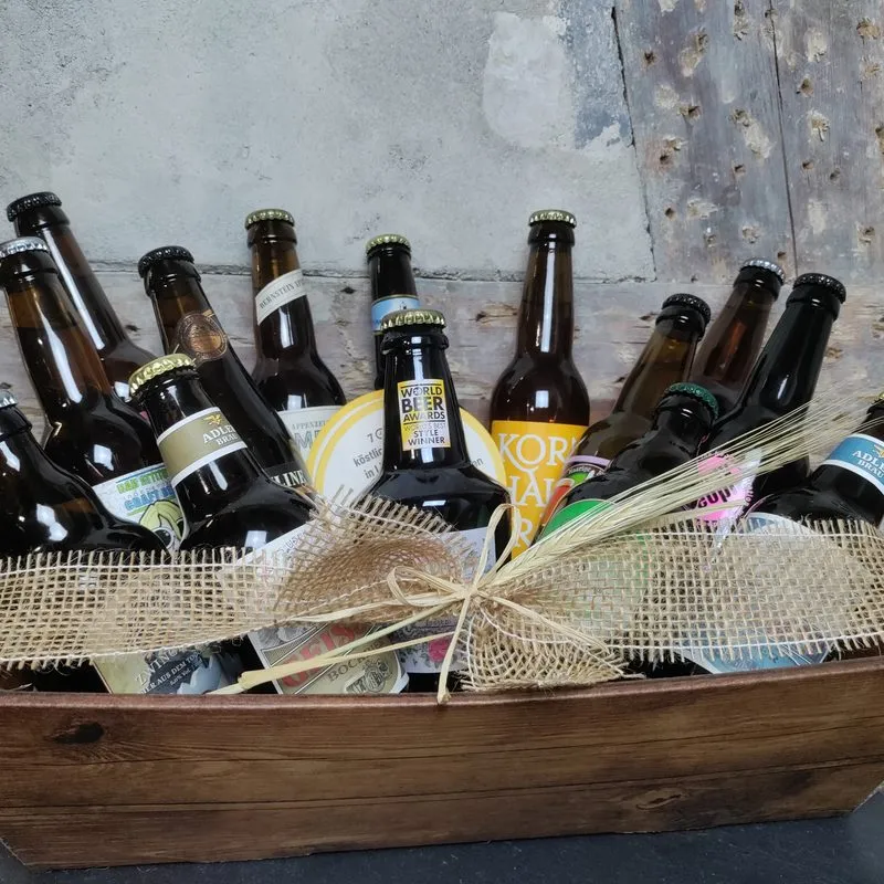 Geschenkkorb Schweizer Biere, Schweiz